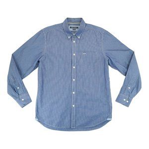 Marc O'Polo Men's Button Up Slim Fit Dress Shirt Long Sleeve Striped‎ Sz L 41/42